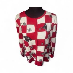 Marisa Christina Vintage Christmas Sweater XL